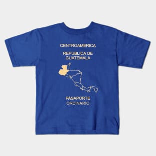 Guatemala passport Kids T-Shirt